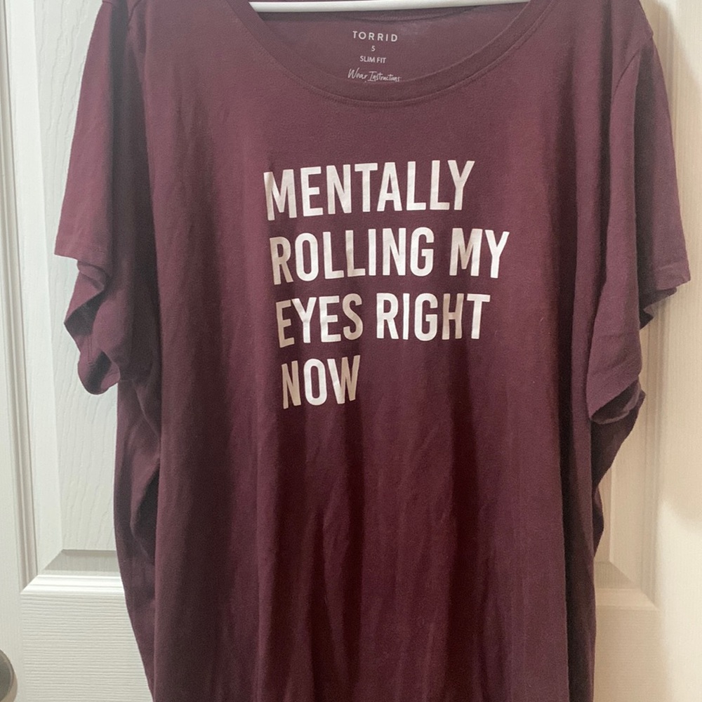 ‘Mentally Rolling My Eyes Right Now” Graphic T